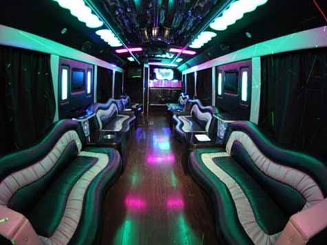 limo party bus interior