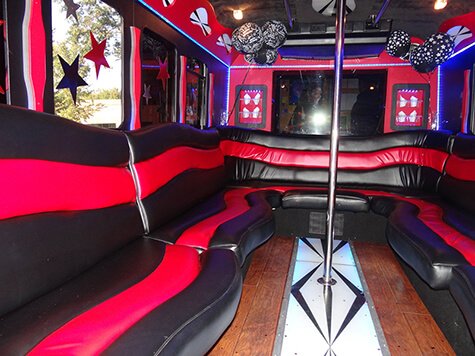ft worth limo party bus