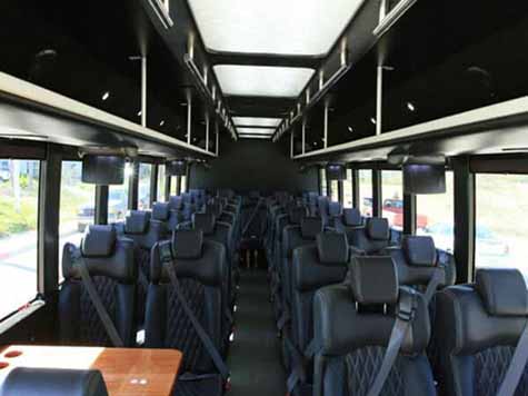 worth charter bus comfortable seats
