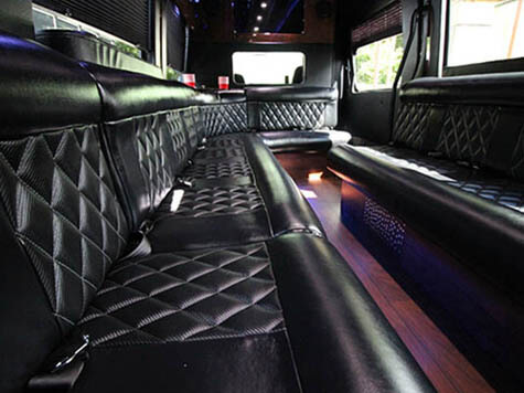 inside luxury vehicles